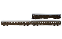 Rivarossi HR4365 - H0 - 3-tlg. Set Personenwagen, FS, Ep. III